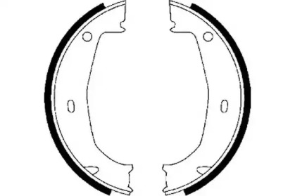 Барабанный тормозной механизм JURID для BMW 3 Compact (E36) 318 ti