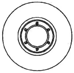 Тормозной диск JURID для ALFA ROMEO 146 (930_) 1.9 JTD (930.B4B)