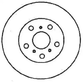 Тормозной диск JURID для TOYOTA CAMRY Station Wagon (_V2_) 1.8 (SV20_)