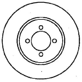 Дисковой тормозной механизм JURID для FORD SIERRA Хэтчбек (GBC, GBG) 2.0 i DOHC