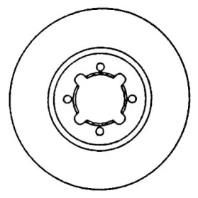 Дисковой тормозной механизм JURID для SUBARU LEONE II 1800 4WD