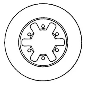 Тормозной диск JURID для MAZDA E-SERIE автобус (SR1) E2000 4WD