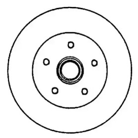 Дисковой тормозной механизм JURID для MAZDA 929 III (HC) 2.2 i
