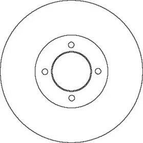 Дисковой тормозной механизм JURID для FORD CAPRI III (GECP) 2.8 Super Injection