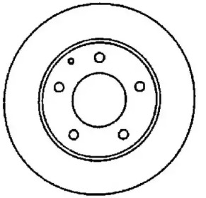 Тормозной диск JURID для ALFA ROMEO 164 (164_) 3.0 24V (164.K1)