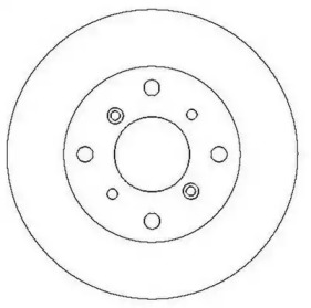 Тормозной диск JURID для HONDA PRELUDE IV (BB_) 2.0 i 16V (BB3)