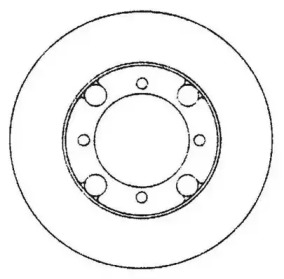 Тормозной диск JURID для PORSCHE 911 3.3 Turbo