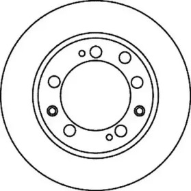 Тормозной диск JURID для PORSCHE 944 2.5 Turbo