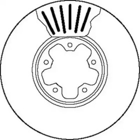 Тормозной диск JURID для FORD TRANSIT c бортовой платформой/ходовая часть (FM_ _, FN_ _) 2.4 DI (F_A_, F_B_, F_C_, F_D_)