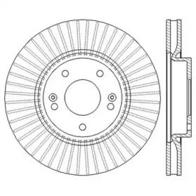 Тормозной диск JURID для KIA SOUL II (PS) 1.6 GDI