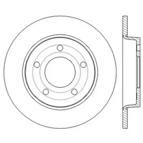 Тормозной диск JURID для MAZDA 3 седан (BL) 2.0 MZR DISI
