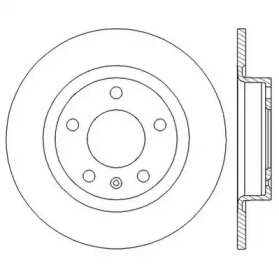 Тормозной диск JURID для OPEL CORSA D 1.4