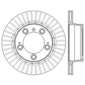 Тормозной диск JURID для PORSCHE BOXSTER (986) 2.7
