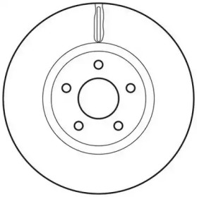 Тормозной диск JURID для FORD MONDEO IV Turnier (BA7) 2.0 TDCi