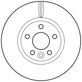 Тормозной диск JURID для FORD MONDEO IV Turnier (BA7) 2.0 TDCi