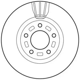 Тормозной диск JURID для MAZDA 3 седан (BL) 2.0 MZR DISI
