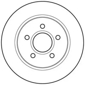 Тормозной диск JURID для FORD FOCUS III седан 1.6 Ti