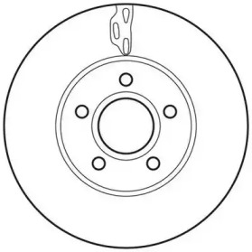 Тормозной диск JURID для FORD FOCUS III седан 1.6 Ti