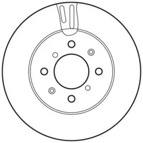Дисковой тормозной механизм JURID для HONDA JAZZ II (GD_, GE3, GE2) 1.2 i-DSI (GD5, GE2)