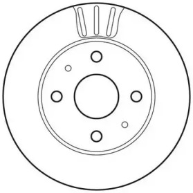 Тормозной диск JURID для DAEWOO MUSSO (FJ) 3.2 4x4