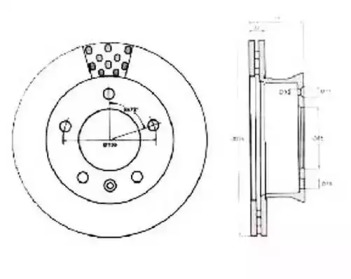 Дисковой тормозной механизм JURID для MERCEDES-BENZ SPRINTER 3-t Фургон (903) 308 CDI