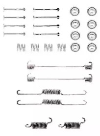 Барабанный тормозной механизм JURID для FORD ESCORT II Turnier 1.1