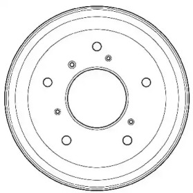 Барабанный тормозной механизм JURID для VW LT 40-55 I c бортовой платформой/ходовая часть (293-909) 2.4 D