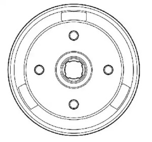 Барабанный тормозной механизм JURID для MAZDA 323 II (BD) 1.1