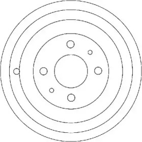 Барабанный тормозной механизм JURID для ALFA ROMEO 146 (930_) 1.9 JTD (930.B4B)
