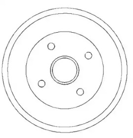 Тормозной барабан JURID для PEUGEOT 306 Кабриолет (7D, N3, N5) 1.6