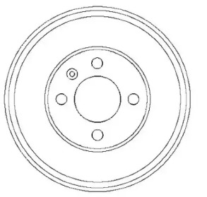 Тормозной барабан JURID для VW GOLF II (19E, 1G1) 1.8 i Cat Syncro