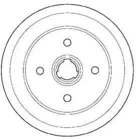 Барабанный тормозной механизм JURID для VW POLO (6N1) 64 1.9 D