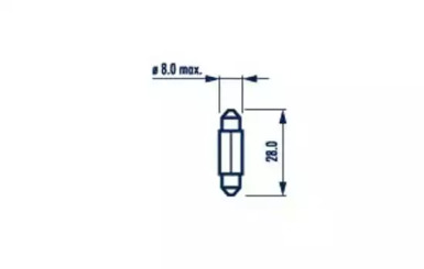 Внутреннее освещение NARVA для VW GOLF II (19E, 1G1) 1.8 GTI 16V
