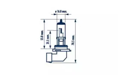 Противотуманная фара лампа накаливания NARVA для VW MULTIVAN V (7HM, 7HN, 7HF, 7EF, 7EM, 7EN) 1.9 TDI