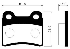 Дисковой тормозной механизм HSB для FORD ESCORT CLASSIC Turnier (ANL) 1.8 TD