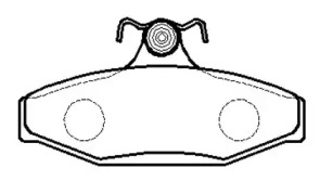 Тормозные колодки HSB для DAEWOO MUSSO (FJ) 2.3