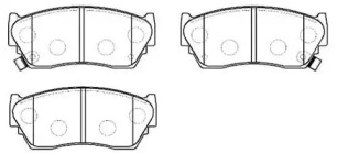 Тормозные колодки HSB для NISSAN SUNNY III Liftback (N14) 1.6 i