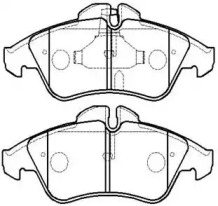 Дисковой тормозной механизм HSB для MERCEDES-BENZ SPRINTER 3-t Фургон (903) 308 CDI