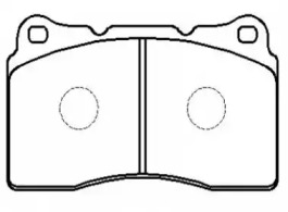 Дисковой тормозной механизм HSB для SUBARU IMPREZA седан (GD) 2.0 WRX STi AWD (GDB)