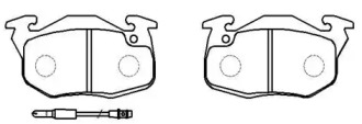 Тормозные колодки HSB для PEUGEOT 205 I (741A/C) 1.7 Diesel