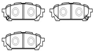 Тормозные колодки HSB для SUBARU IMPREZA седан (GD) 2.0 i R AWD (GD9)
