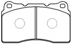 Дисковой тормозной механизм HSB для SUBARU IMPREZA седан (GD) 2.0 WRX STi AWD (GDB)