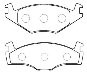 Тормозные колодки HSB для VW GOLF II (19E, 1G1) 1.8 i Cat Syncro