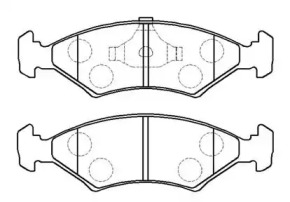 Тормозные колодки HSB для FORD PUMA (EC_) 1.7 16V