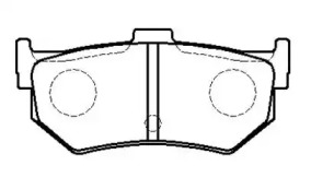 Тормозные колодки HSB для HONDA PRELUDE III (BA) 2.0 i EX 16V (BA2)
