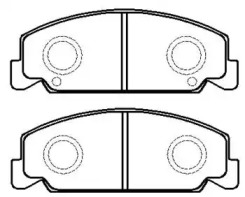 Тормозные колодки HSB для HONDA ACCORD III Aerodeck (CA) 1.6 L (CA4)