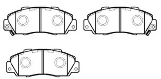 Дисковой тормозной механизм HSB для HONDA LEGEND II (KA) 3.2 i 24V (KA7)