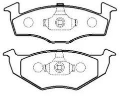 Тормозные колодки HSB для VW POLO (6N2) 1.4 16V