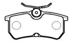 Тормозные колодки HSB для FORD FOCUS седан (DFW) 1.8 16V