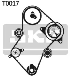 Комплект ремней ГРМ SKF для PEUGEOT 205 I (741A/C) 1.7 Diesel
